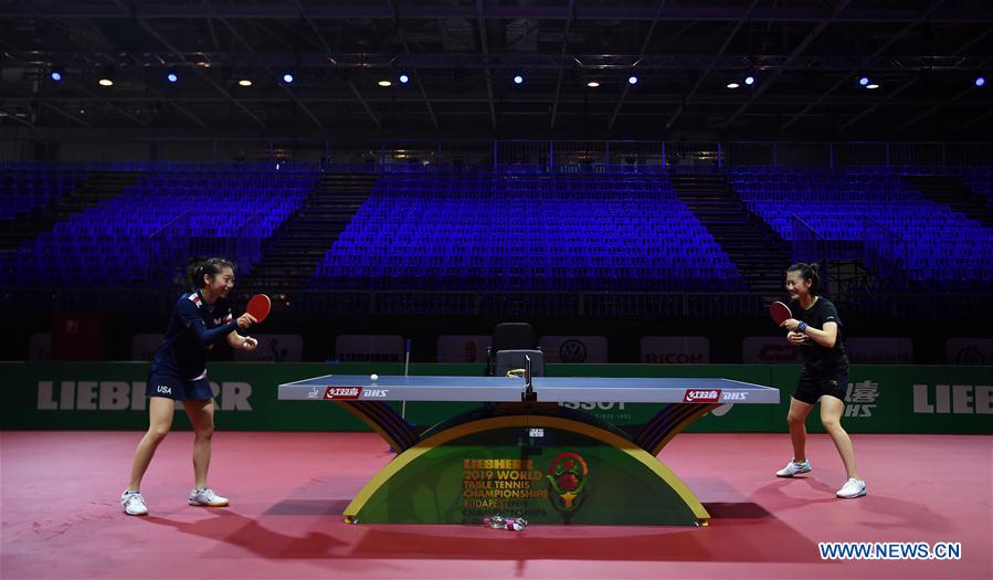 (SP)HUNGARY-BUDAPEST-TABLE TENNIS-CHAMPIONSHIPS-PRACTICE