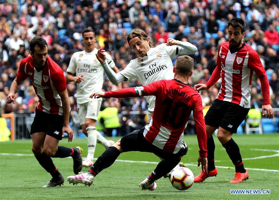 (SP)SPAIN-MADRID-SOCCER-SPANISH LEAGUE-REAL MADRID VS ATHLETIC BILBAO