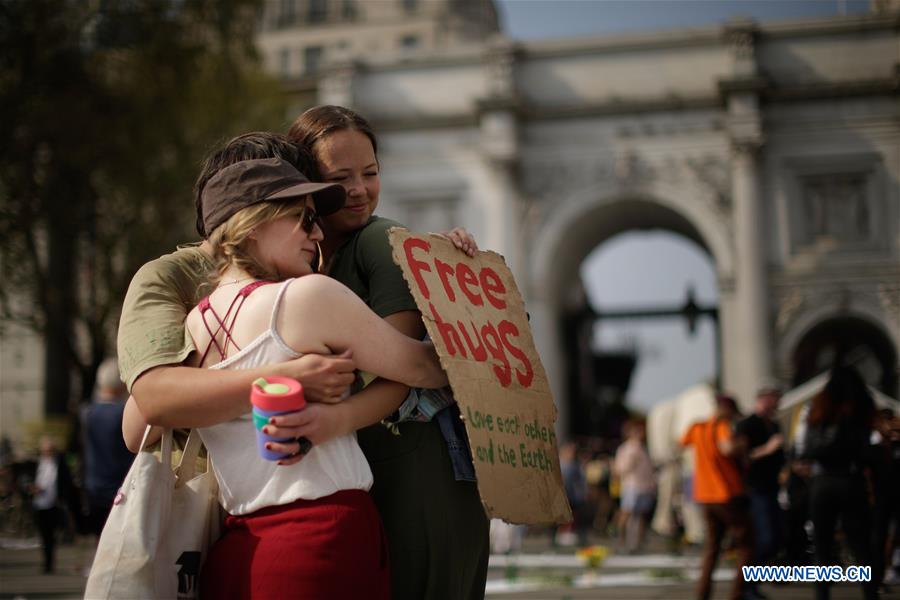 BRITAIN-LONDON-CLIMATE CHANGE DEMONSTRATION