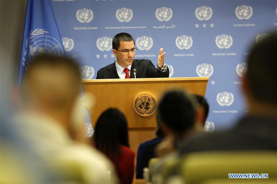 UN-VENEZUELA-FOREIGN MINISTER-PRESS CONFERENCE