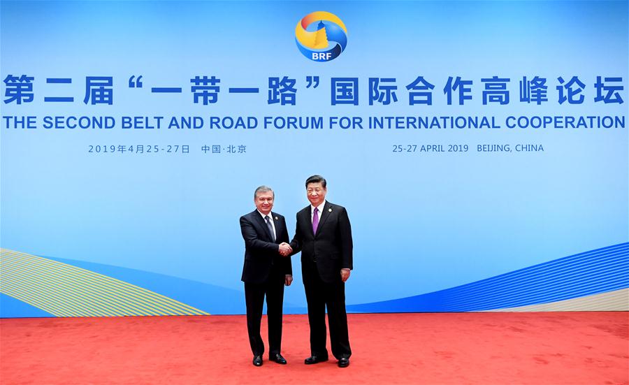 (BRF)CHINA-BEIJING-BELT AND ROAD FORUM-XI JINPING-LEADERS' ROUNDTABLE MEETING (CN)