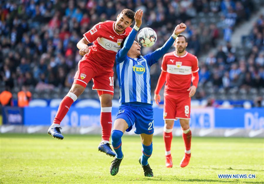 (SP)GERMANY-BERLIN-SOCCER-BUNDESLIGA-HERTHA VS STUTTGART