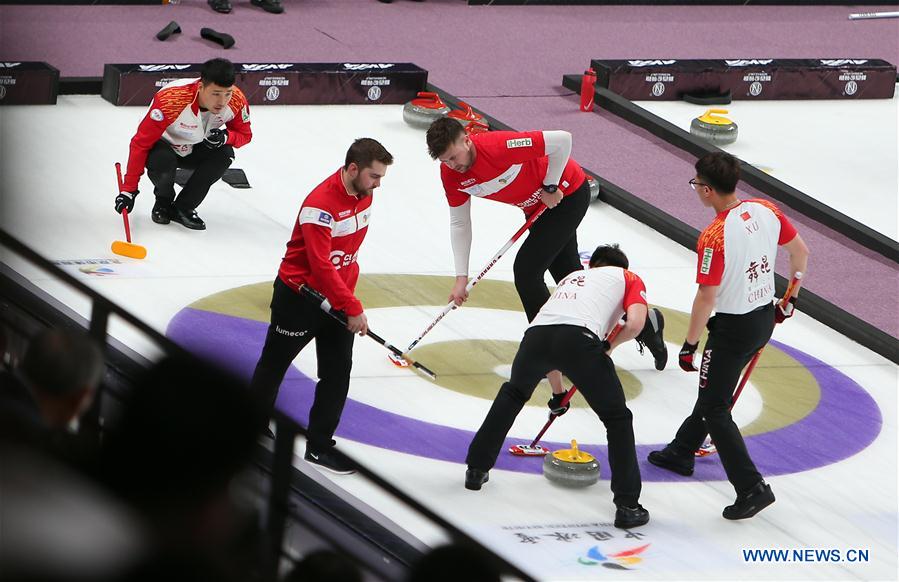 (SP)CHINA-BEIJING-CURLING-WCF WORLD CUP-GRAND FINAL