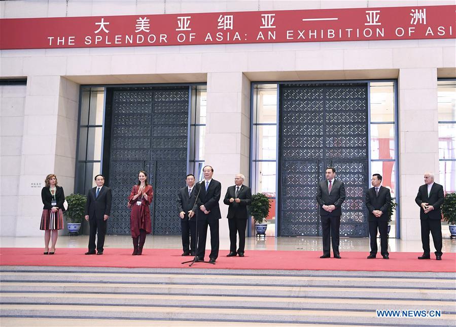 CHINA-BEIJING-HUANG KUNMING-EXHIBITION-ASIAN CIVILIZATIONS (CN)