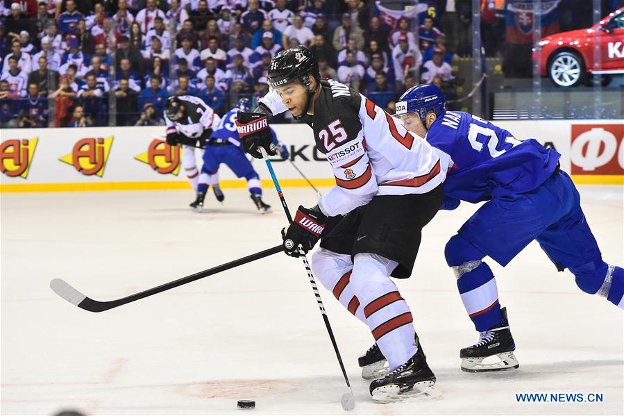 (SP)SLOVAKIA-KOSICE-ICE HOCKEY-IIHF-WORLD CHAMPIONSHIP-GROUP A-CAN VS SVK