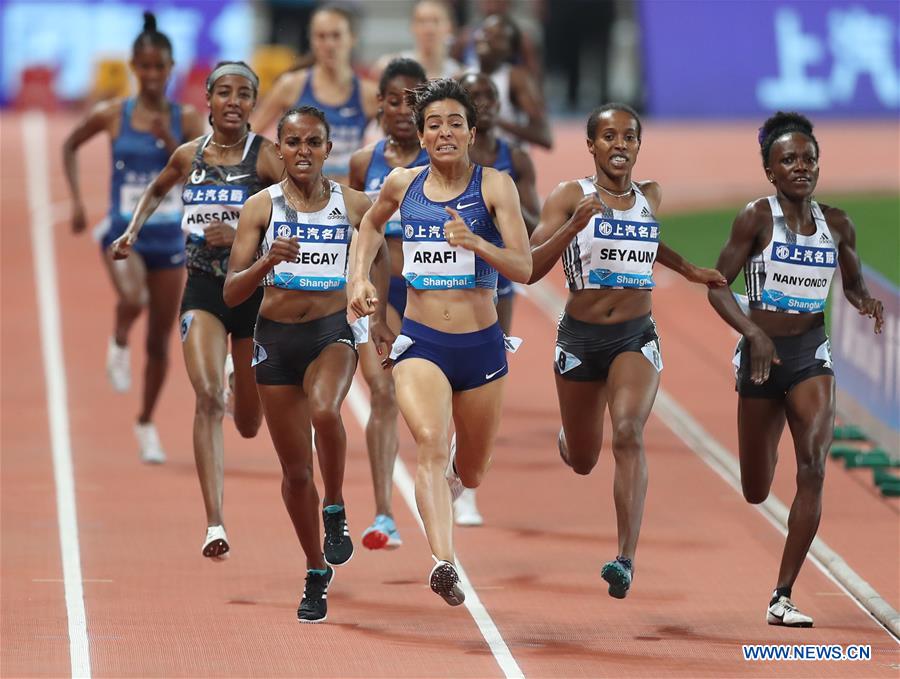 (SP)CHINA-SHANGHAI-ATHLETICS-IAAF-DIAMOND LEAGUE-WOMEN'S 1500M (CN)