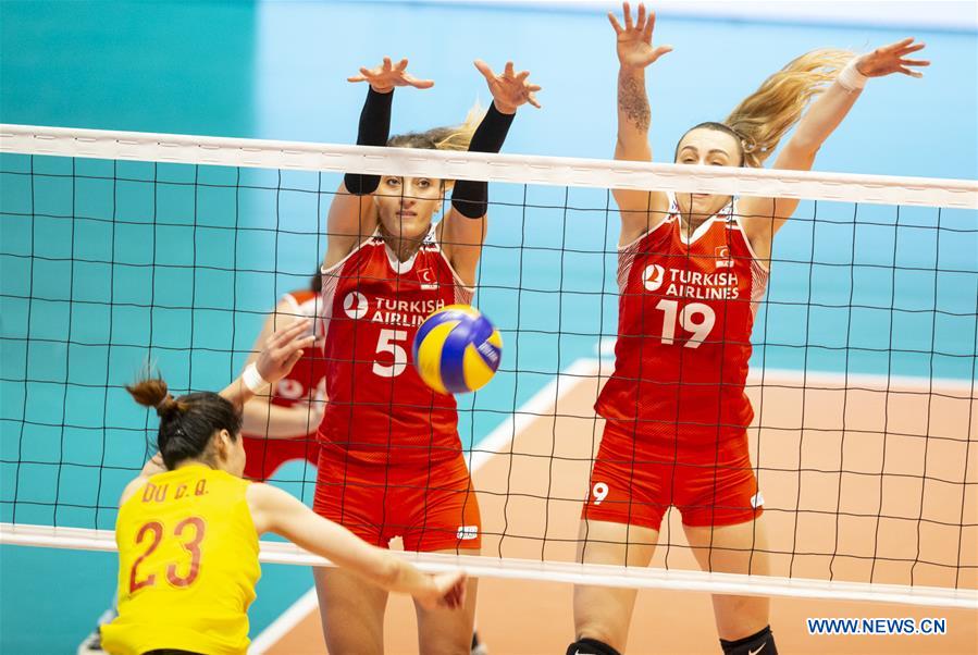 (SP)SWITZERLAND-MONTREUX-VOLLEYBALL-MASTERS WOMEN-TUR VS CHN