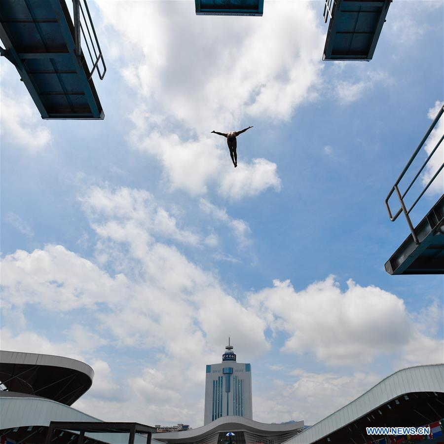 (SP)CHINA-GUANGDONG-HIGH DIVE-WORLD CUP