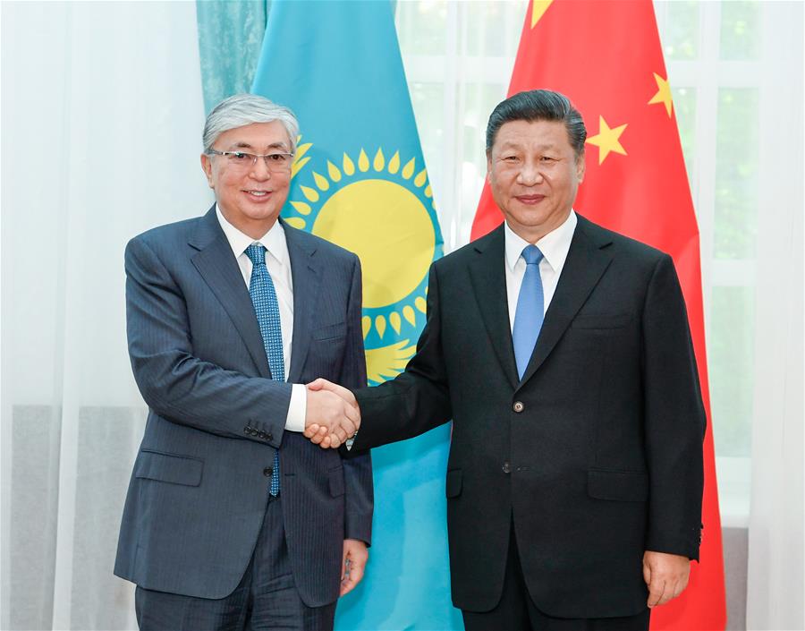 KYRGYZSTAN-BISHKEK-CHINA-KAZAKHSTAN-PRESIDENTS-MEETING