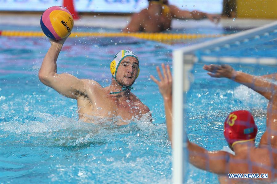 (SP)SERBIA-BELGRADE-WATER POLO-AUSTRALIA VS KAZAKHSTAN