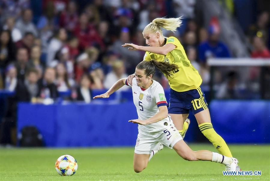 (SP)FRANCE-LE HAVRE-SOCCER-FIFA WOMEN'S WORLD CUP-SWE VS USA