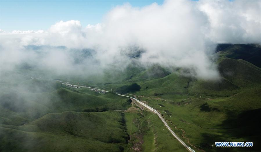 CHINA-GANSU-XIAHE-GRASSLAND-SCENERY (CN)