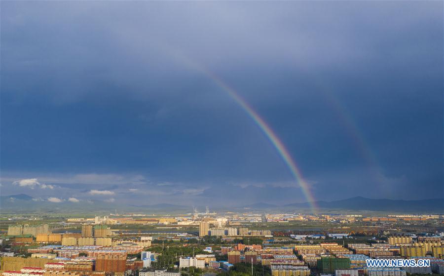 CHINA-JILIN-HUNCHUN-DOUBLE RAINBOW (CN)