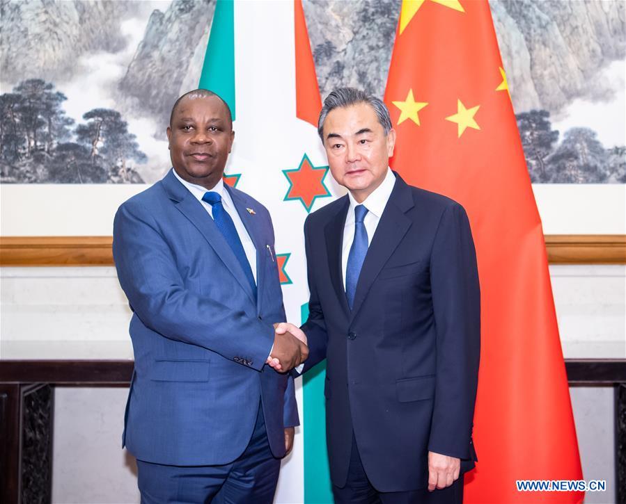 CHINA-BEIJING-WANG YI-BURUNDI-FM-MEETING (CN)