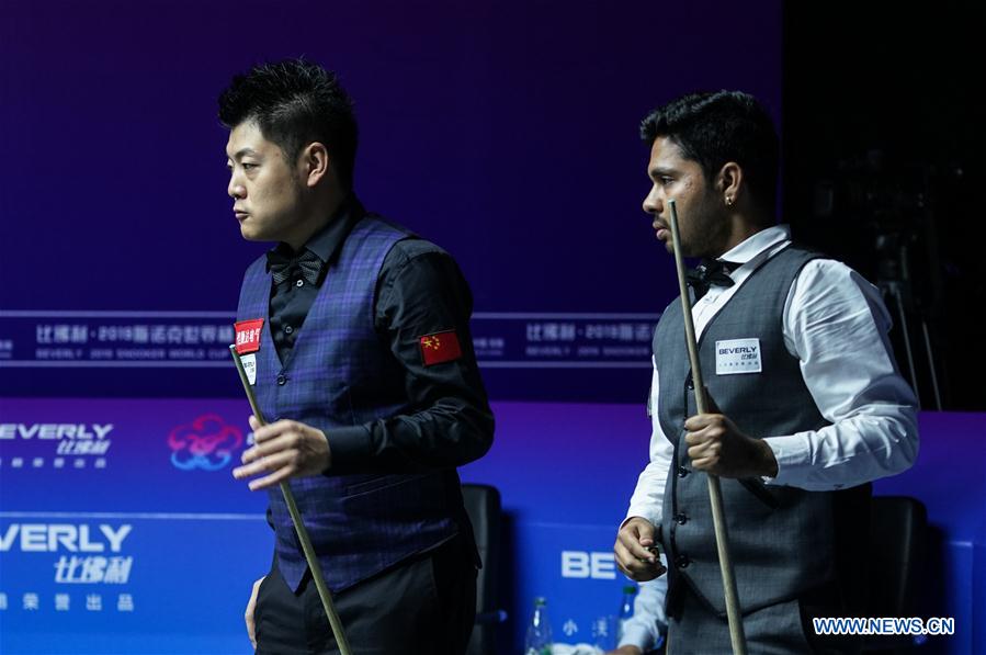 (SP)CHINA-JIANGSU-WUXI-SNOOKER WORLD CUP(CN)