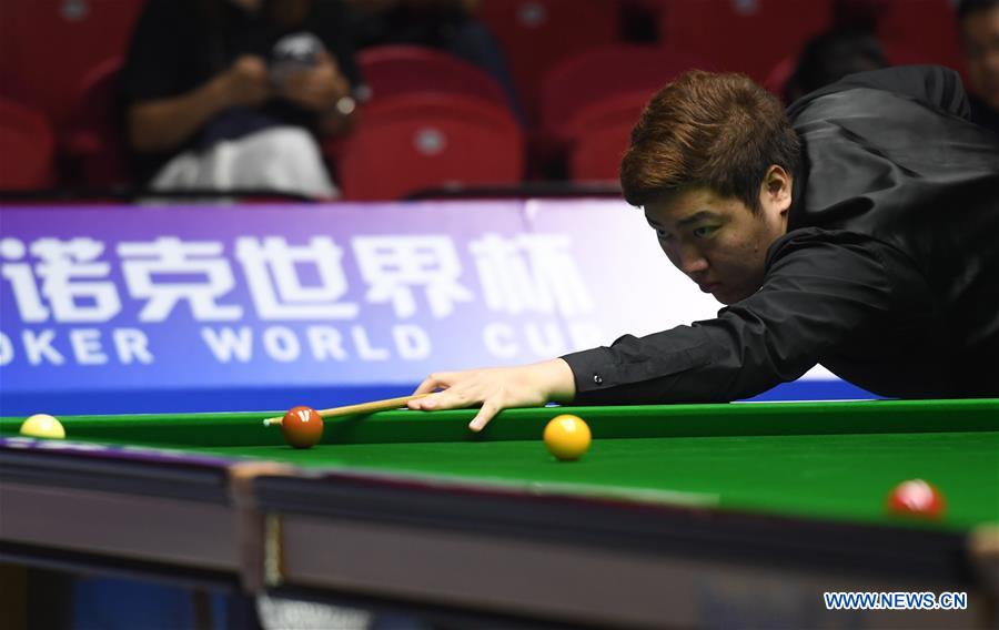 (SP)CHINA-JIANGSU-WUXI-SNOOKER WORLD CUP(CN)