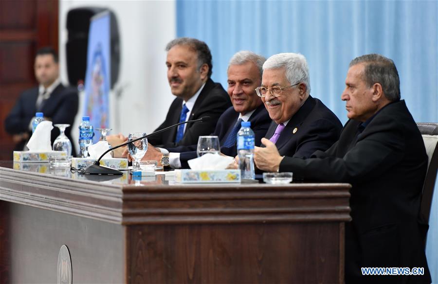 MIDEAST-RAMALLAH-ABBAS-MEETING