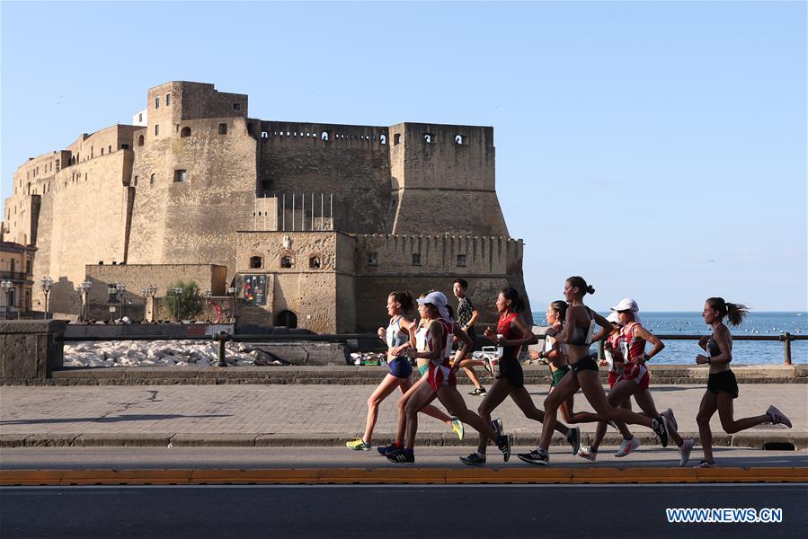 (SP)ITALY-NAPLES-SUMMER UNIVERSIADE-ATHLETICS-WOMEN'S HALF MARATHON-FINAL