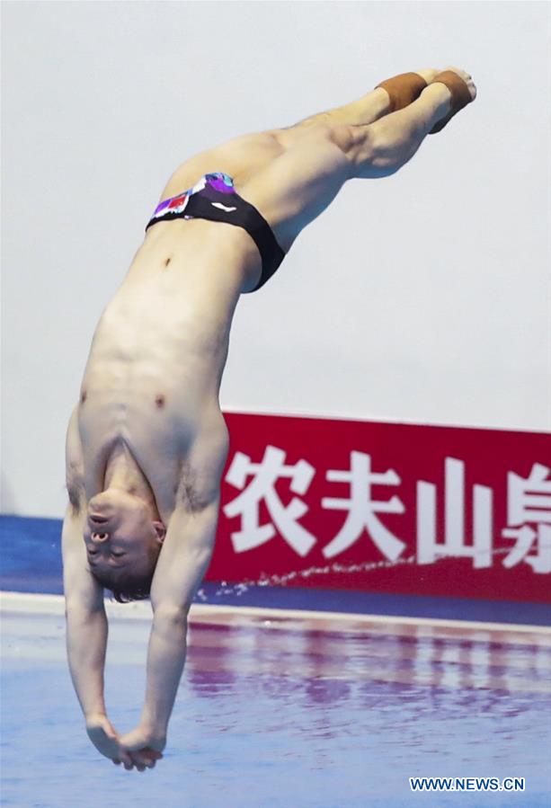 (SP)SOUTH KOREA-GWANGJU-FINA WORLD CHAMPIONSHIPS-DIVING-MEN'S 3M SPRINGBOARD SEMIFINAL