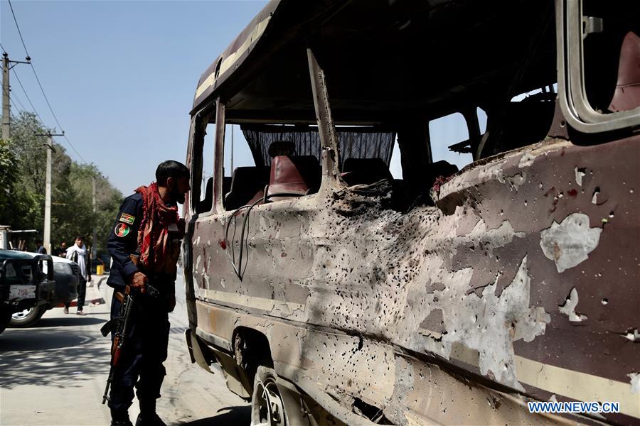 AFGHANISTAN-KABUL-BUS-BLAST