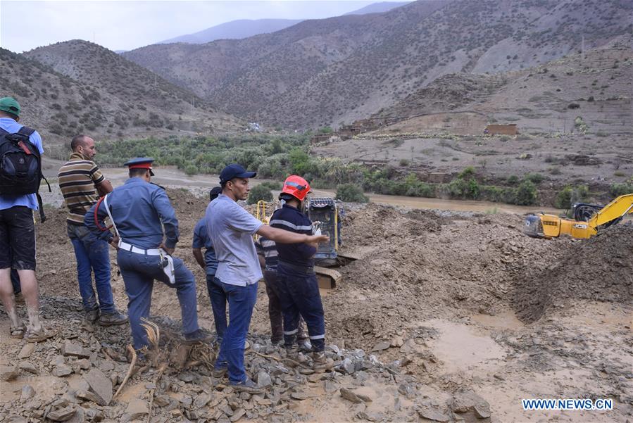 MOROCCO-TUK AL-KHAIR-LANDSLIDE-RESCUE