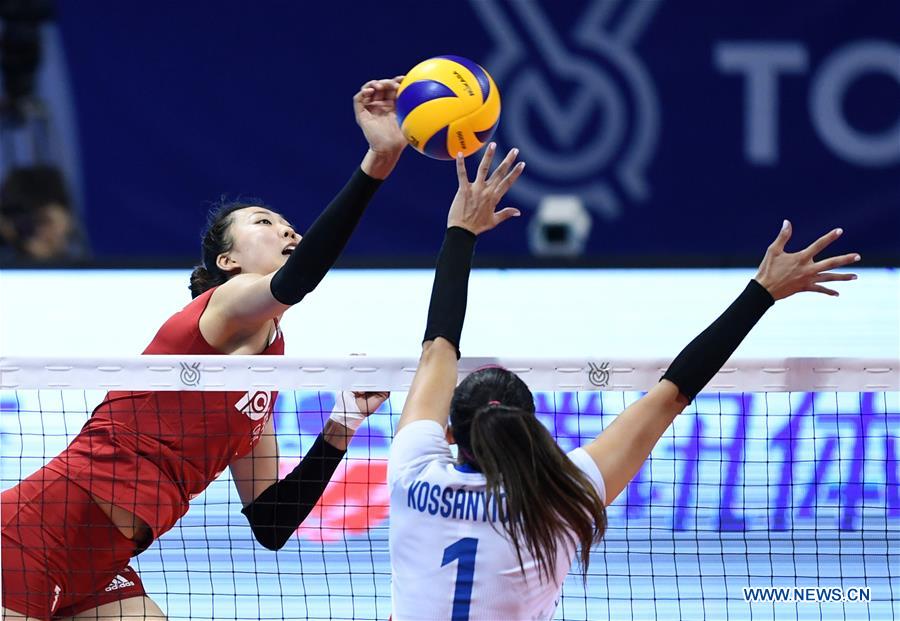 (SP)CHINA-NINGBO-FIVB-TOKYO VOLLEYBALL QUALIFICATION-CHN VS CZE