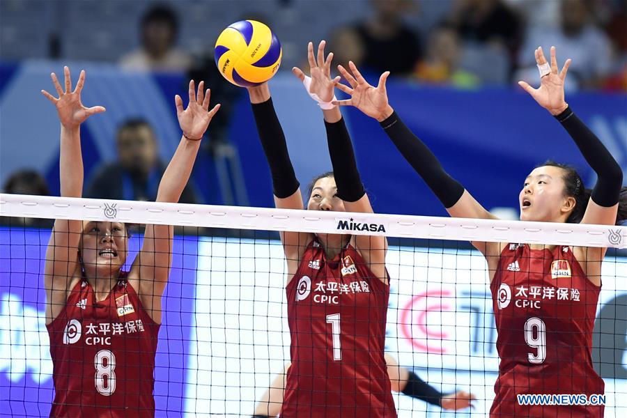 (SP)CHINA-NINGBO-FIVB-TOKYO VOLLEYBALL QUALIFICATION-CHN VS CZE