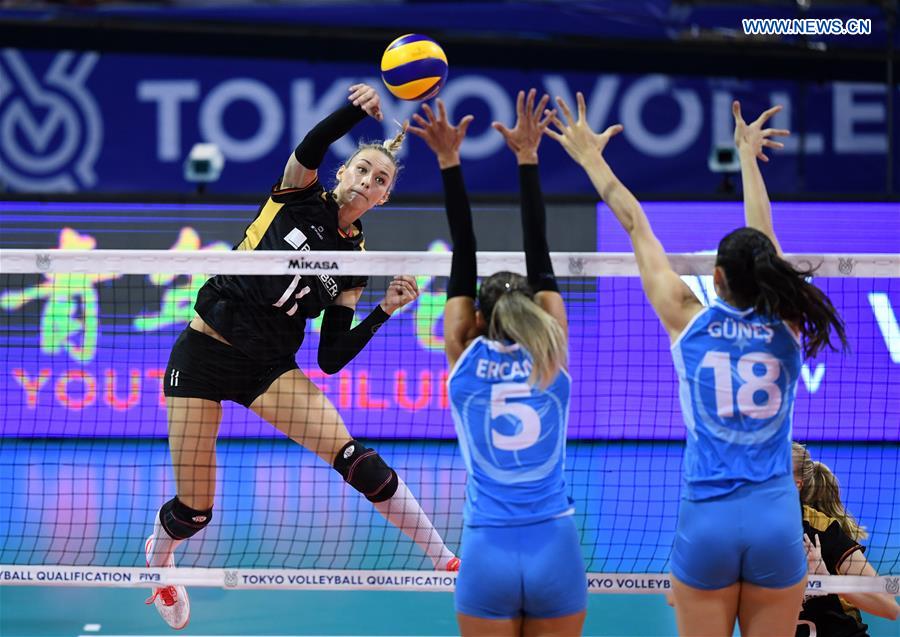 (SP)CHINA-NINGBO-FIVB-TOKYO VOLLEYBALL QUALIFICATION-TURKEY-GERMANY