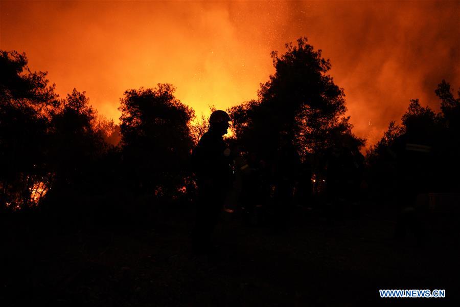 GREECE-EVIA ISLAND-WILDFIRE