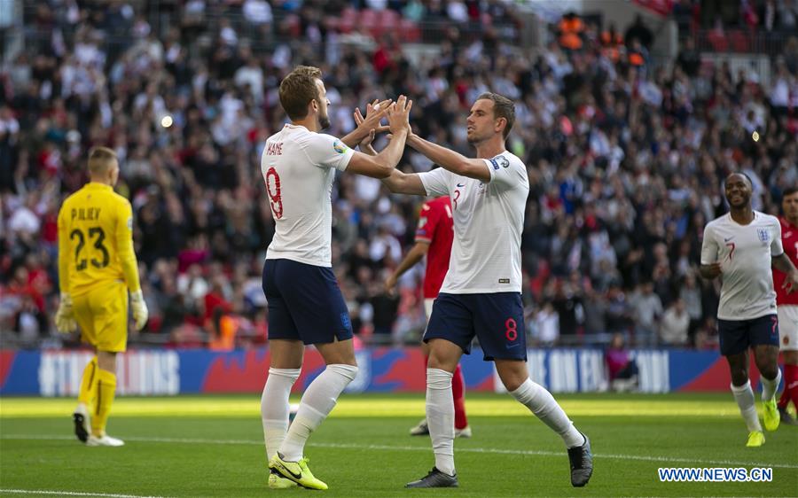 (SP)BRITAIN-LONDON-FOOTBALL-UEFA EURO 2020 QUALIFYING-GROUP A-ENGLAND VS BULGARIA