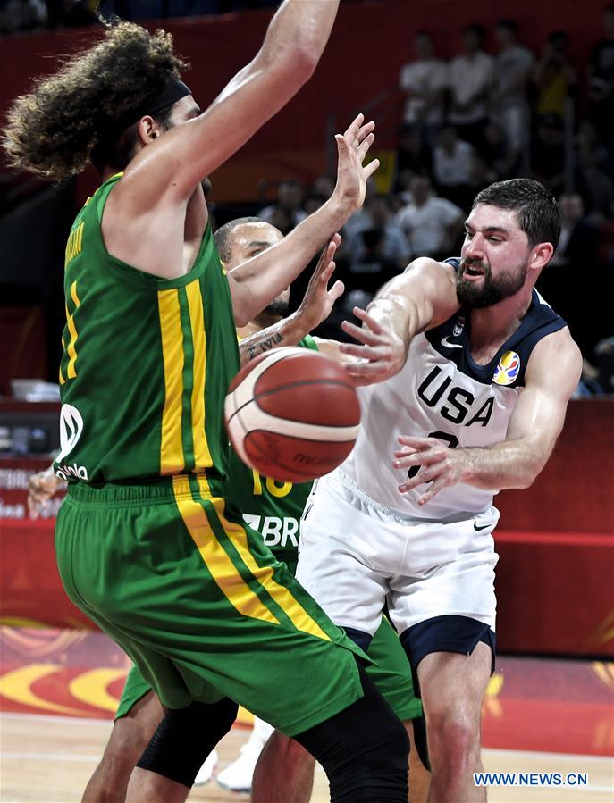 (SP)CHINA-SHENZHEN-BASKETBALL-FIBA WORLD CUP-GROUP K-USA VS BRA(CN)