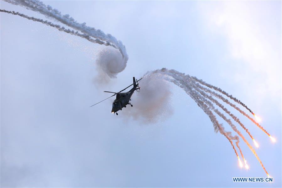 BELGIUM-SANICOLE SUNSET AIRSHOW