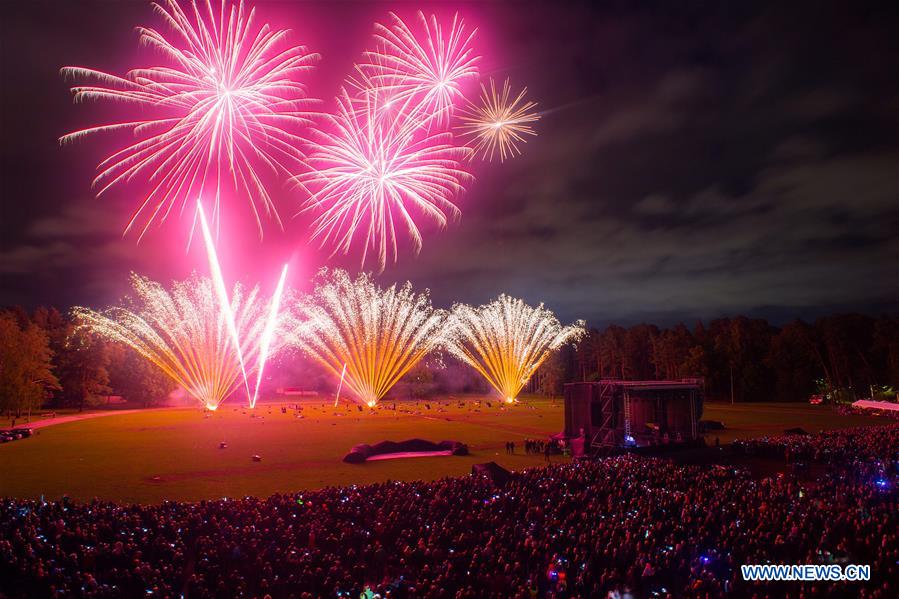 LITHUANIA-VILNIUS-INTERNATIONAL FIREWORKS SHOW