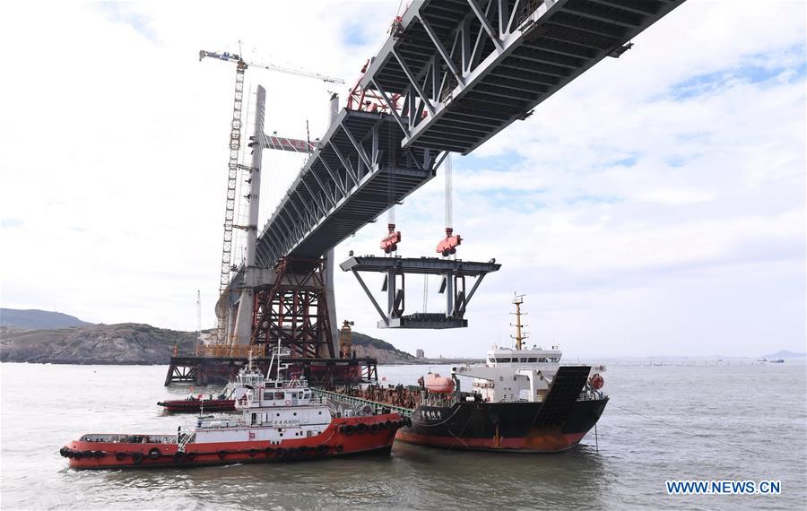 CHINA-FUJIAN-CROSS-SEA ROAD-RAIL BRIDGE-COMPLETION (CN)