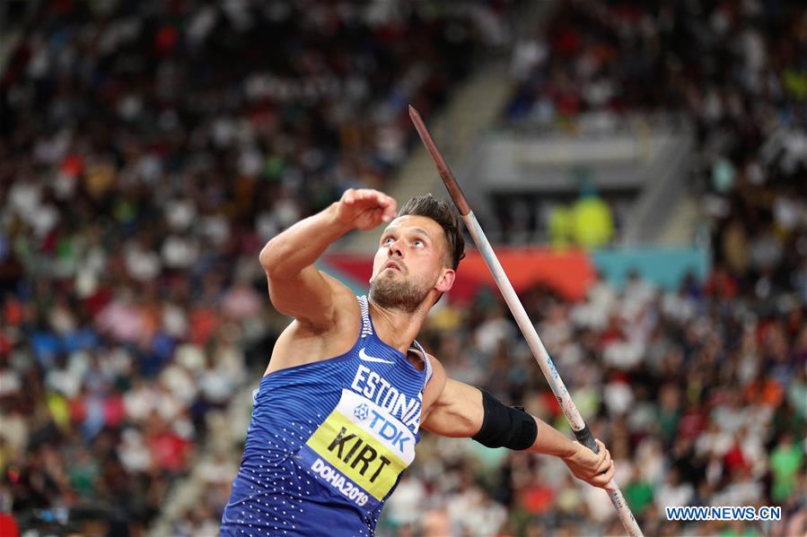 (SP)QATAR-DOHA-ATHLETICS-IAAF WORLD CHAMPIONSHIPS-MEN'S JAVELIN THROW