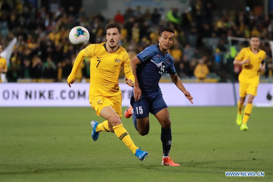 (SP)AUSTRALIA-CANBERRA-SOCCER-2022 FIFA WORLD CUP QUALIFIER-AUS VS NPL