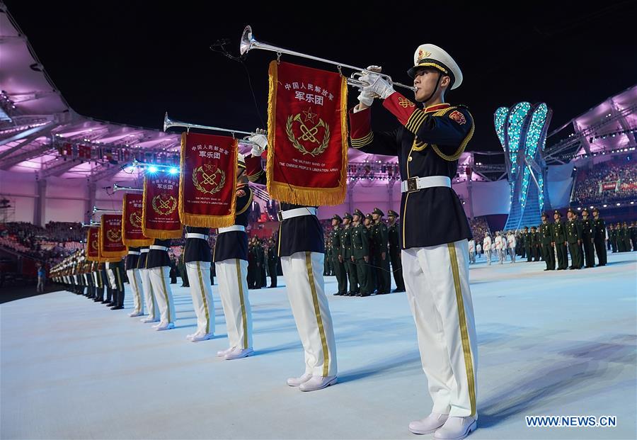 (SP)CHINA-WUHAN-7TH MILITARY WORLD GAMES-OPENING CEREMONY