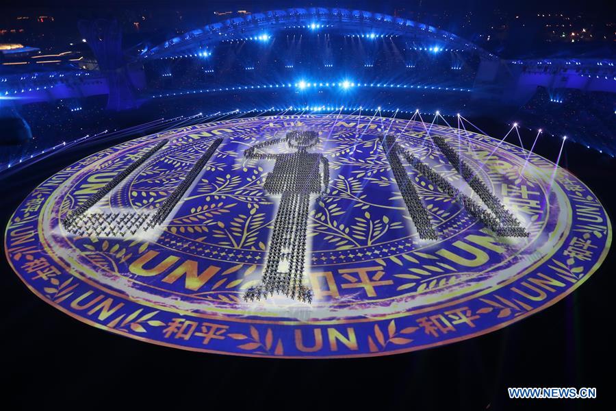 (SP)CHINA-WUHAN-7TH MILITARY WORLD GAMES-OPENING CEREMONY