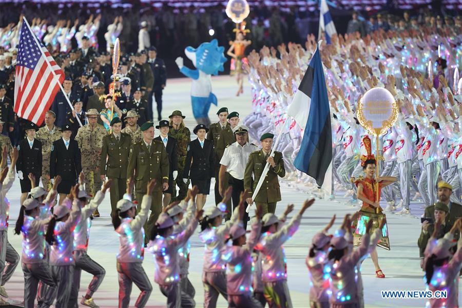 (SP)CHINA-WUHAN-7TH MILITARY WORLD GAMES-OPENING CEREMONY