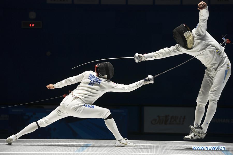 (SP)CHINA-WUHAN-7TH MILITARY WORLD GAMES-FENCING-MEN'S INDIVIDUAL EPEE(CN)