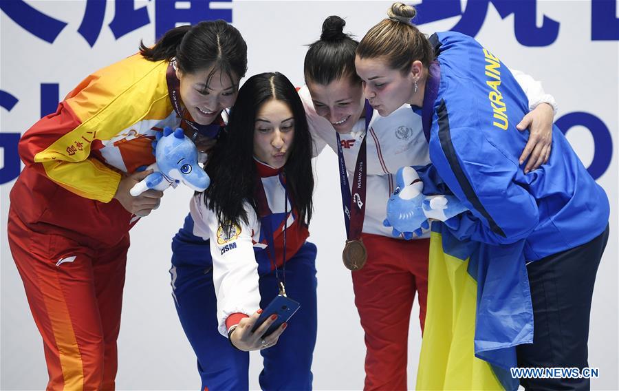 (SP)CHINA-WUHAN-7TH MILITARY WORLD GAMES-FENCING-WOMEN'S INDIVIDUAL SABRE(CN)