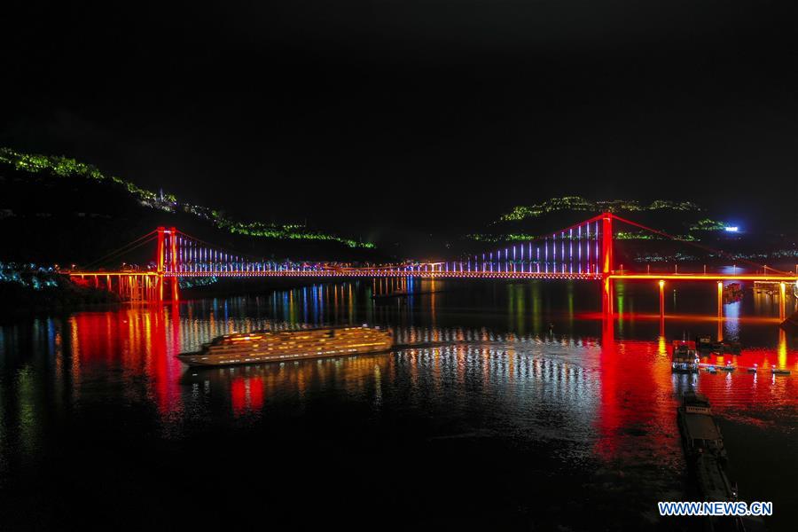 CHINA-CHONGQING-THREE GORGES RESERVOIR-YANGTZE RIVER-NIGHT VIEW (CN)