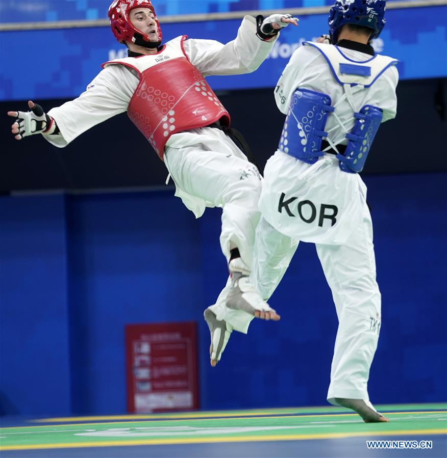 (SP)CHINA-WUHAN-7TH MILITARY WORLD GAMES-TAEKWONDO