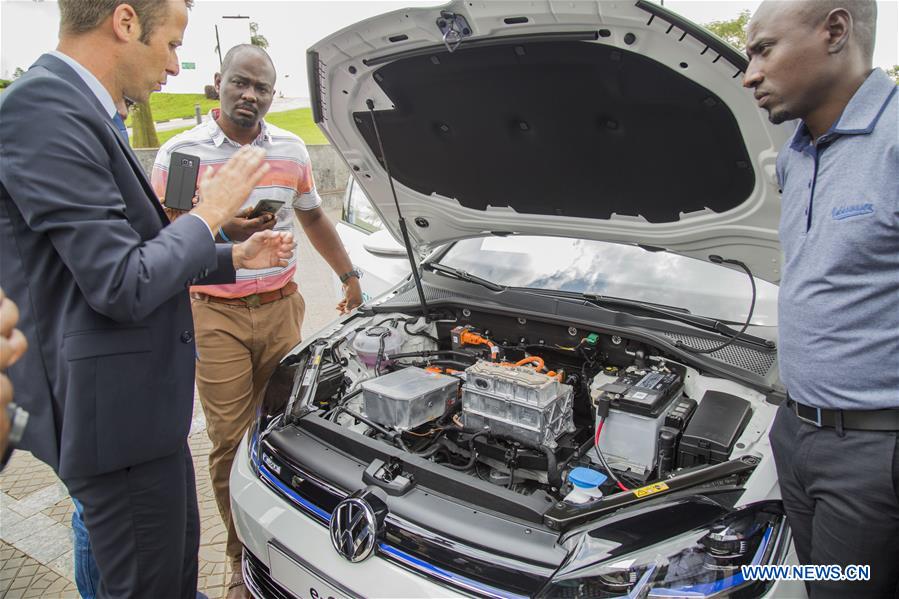 RWANDA-KIGALI-VOLKSWAGEN-ELECTRIC CAR