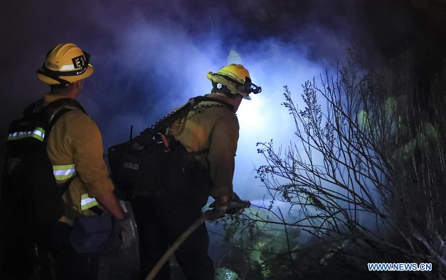 U.S.-CALIFORNIA-FULLERTON-WILDFIRES