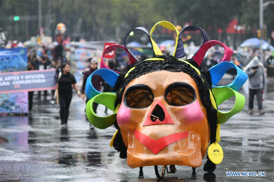 MEXICO-MEXICO CITY-DAY OF THE DEAD-PARADE