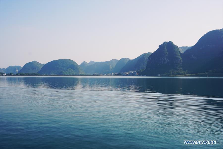 CHINA-GUANGXI-JINGXI-QUYANG LAKE-SCENERY (CN)