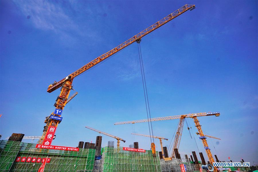 CHINA-HEBEI-INTER-CITY RAILWAY-XIONGAN STATION-CONSTRUCTION (CN)