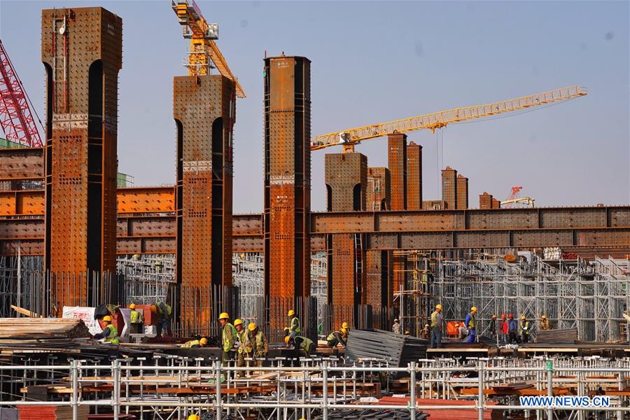 CHINA-HEBEI-INTER-CITY RAILWAY-XIONGAN STATION-CONSTRUCTION (CN)