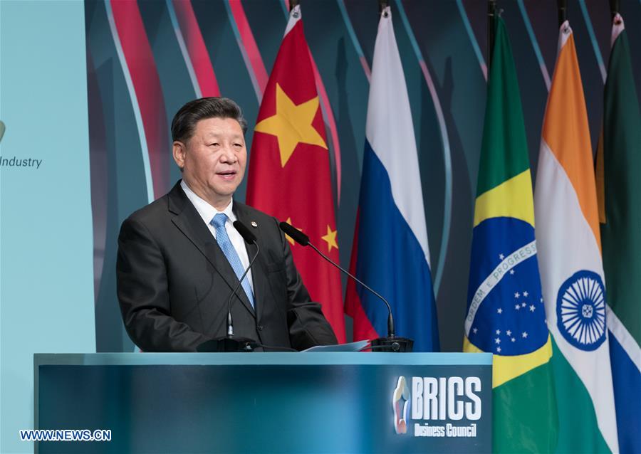 BRAZIL-BRASILIA-XI JINPING-BRICS BUSINESS FORUM